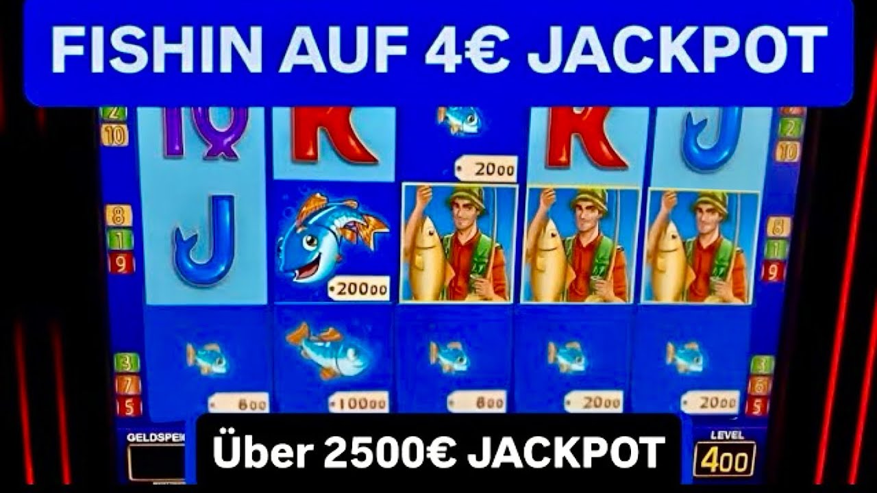 MEGA FREISPIELE bei Fishin Frenzy 4€ NUR JACKPOTS 🐟 Spielhalle Spielothek