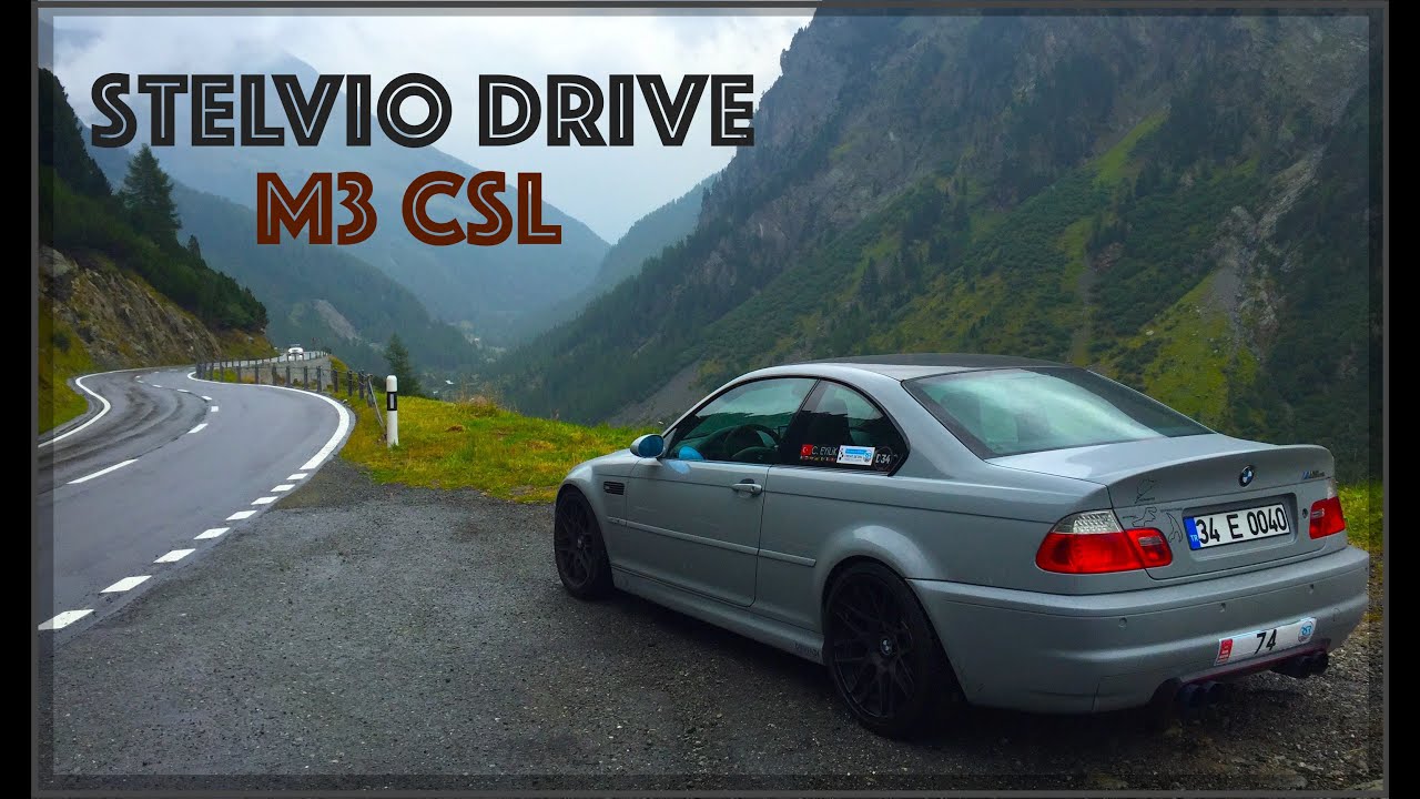 BMW M3 CSL Stelvio Drive 2016