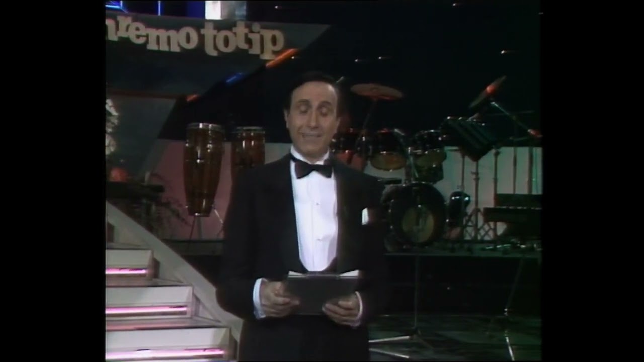 SANREMO 1985   Inizio serata finale