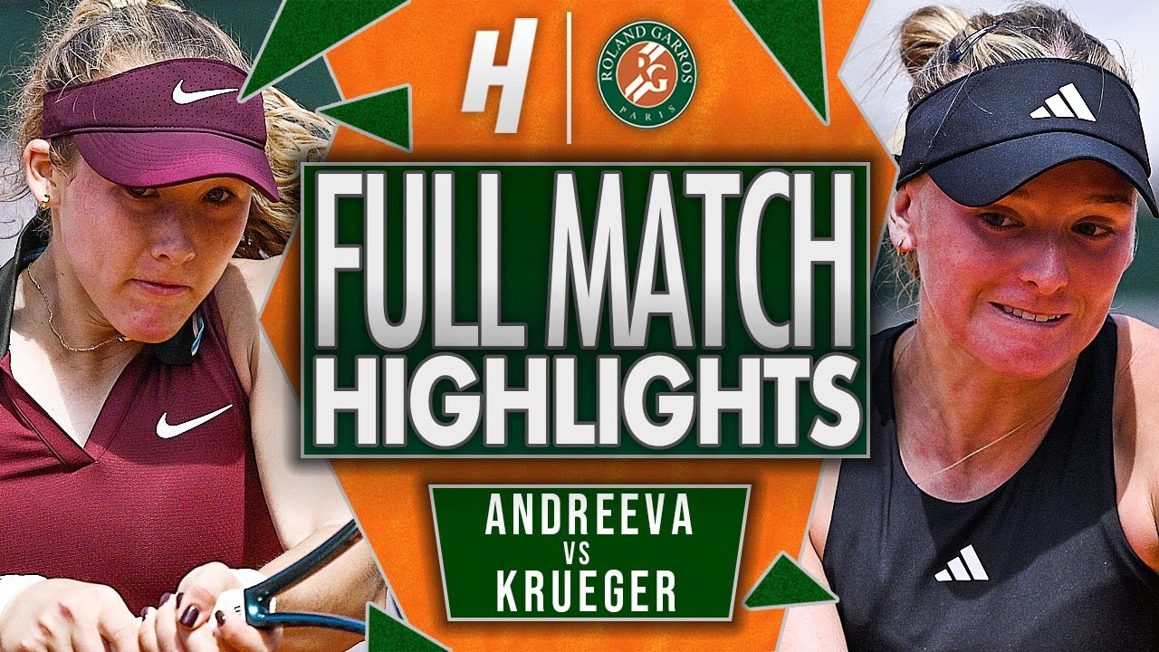 Mirra Andreeva vs Ashlyn Krueger - FULL Match Highlights | Roland Garros 2025