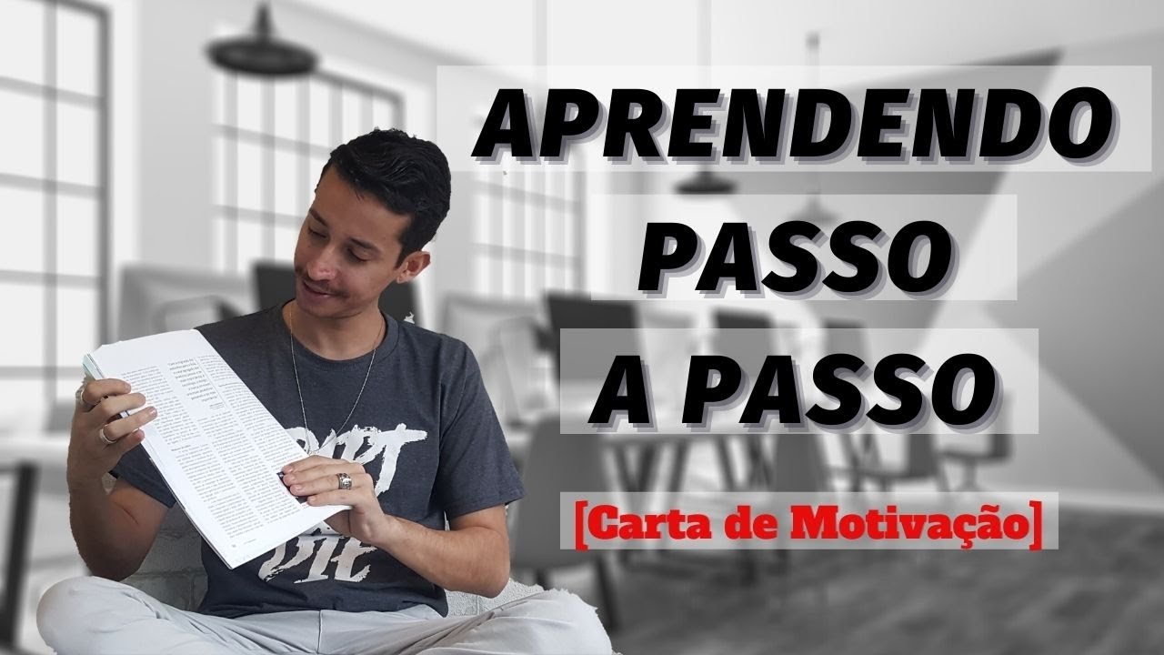 Como fazer uma Carta de Motivação [passo a passo]