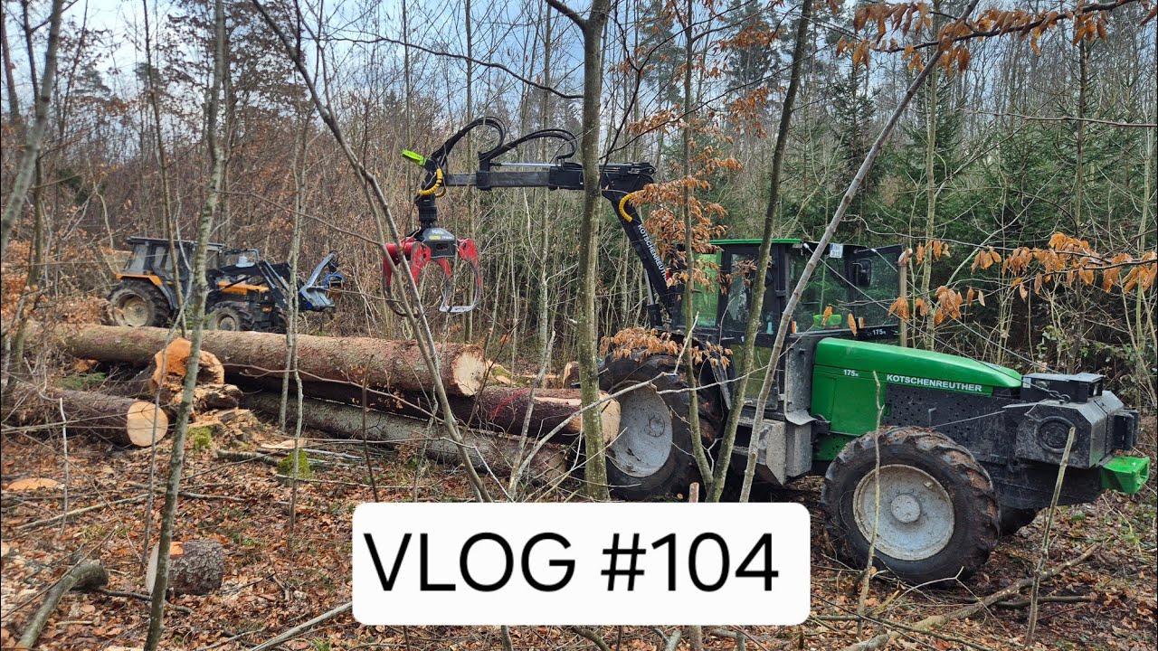 VLOG #104 Holzrücken mit Kotschenreuther und Renault 