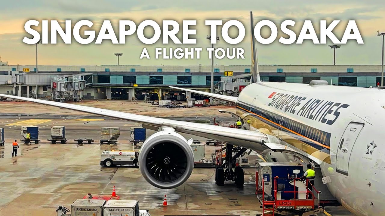 Singapore To Osaka | A Flight Tour
