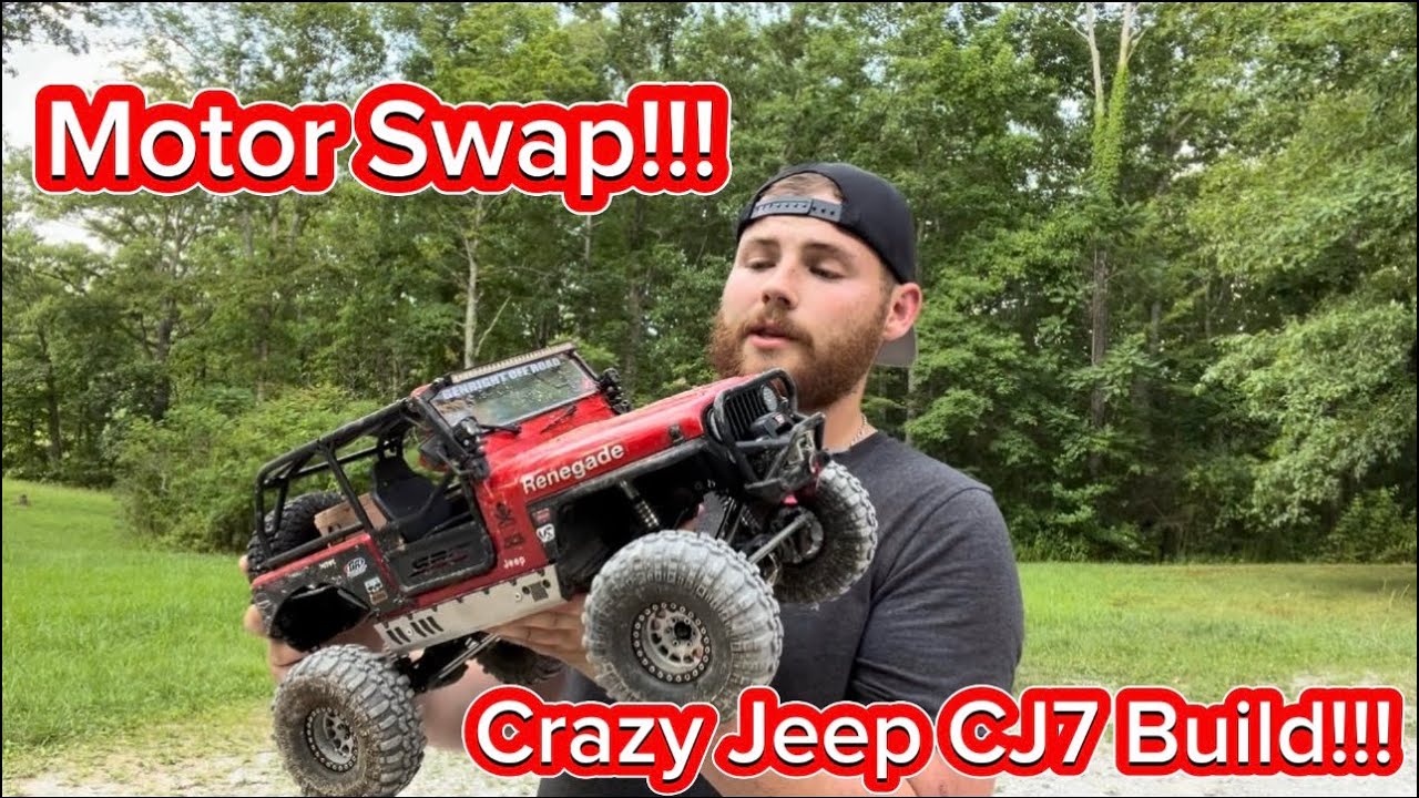 Motor Swapping NEW AXIAL JEEP CJ7!!!
