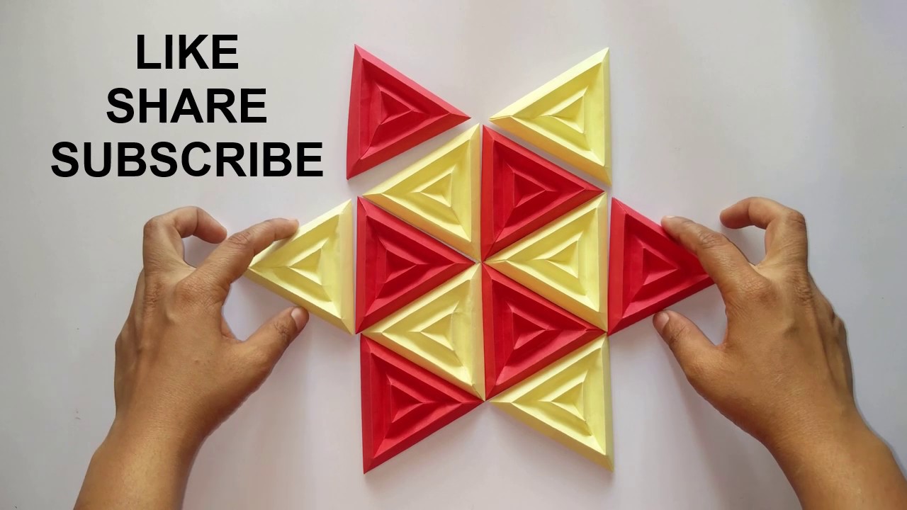 3D WALL ART | Most Amazing 3D Wall Decor Ideas | Origami Art | Paper craft | DIY Design 4