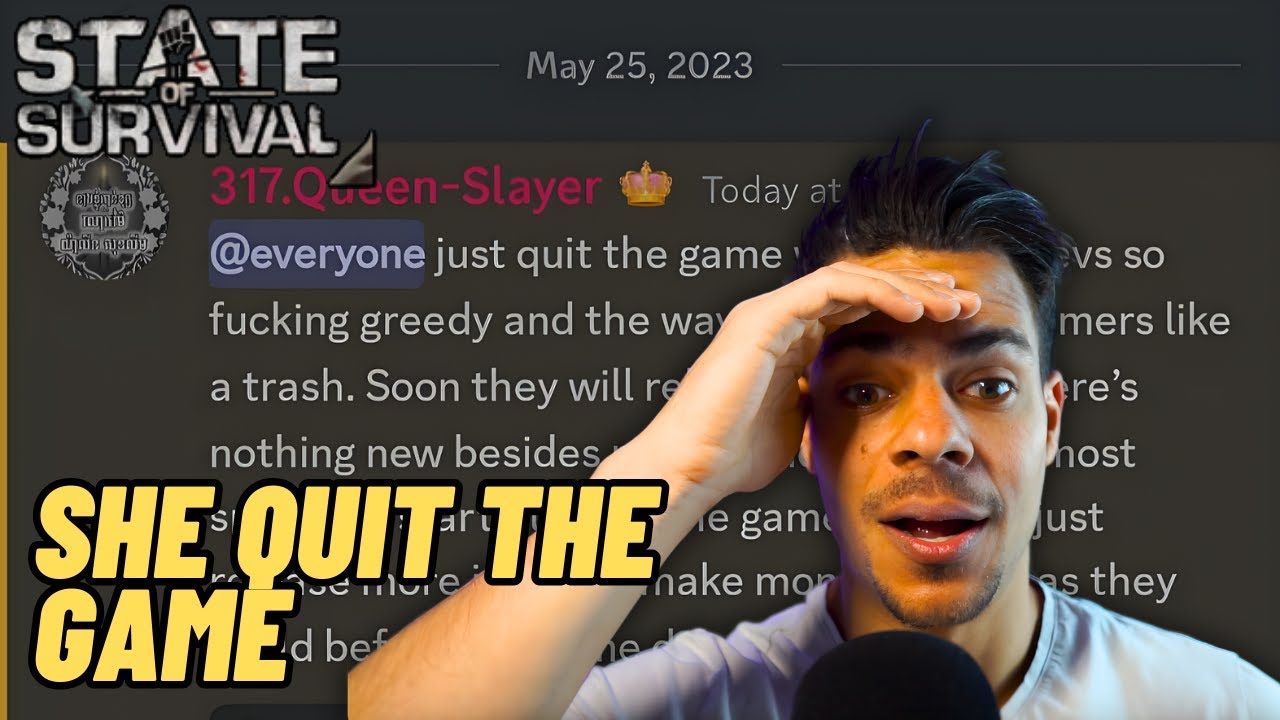 50K$ WORTH ACCOUNT QUIT THE GAME | STATE OF SURVIVAL