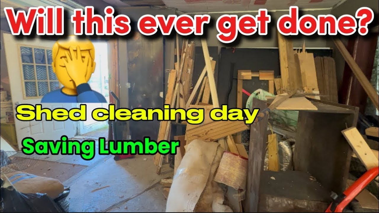 Shed cleaning & Lumber wood salvaging (EP-48) 