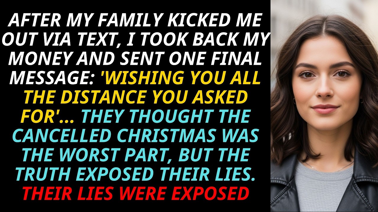 Family Kicked Me Out by Text — I Took Back My Money and Cancelled Christmas