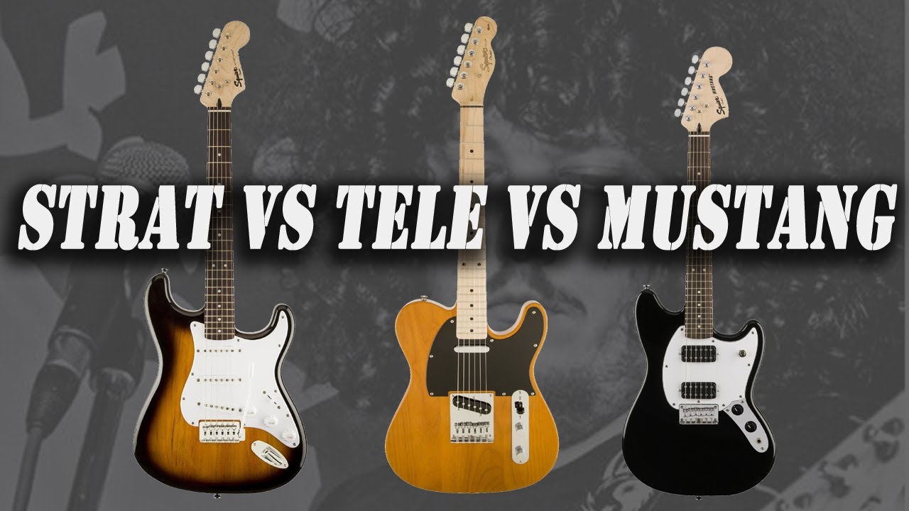 Bullet Strat против Affinity Tele против Bullet Mustang | Сравнение 3 доступных гитар Squier