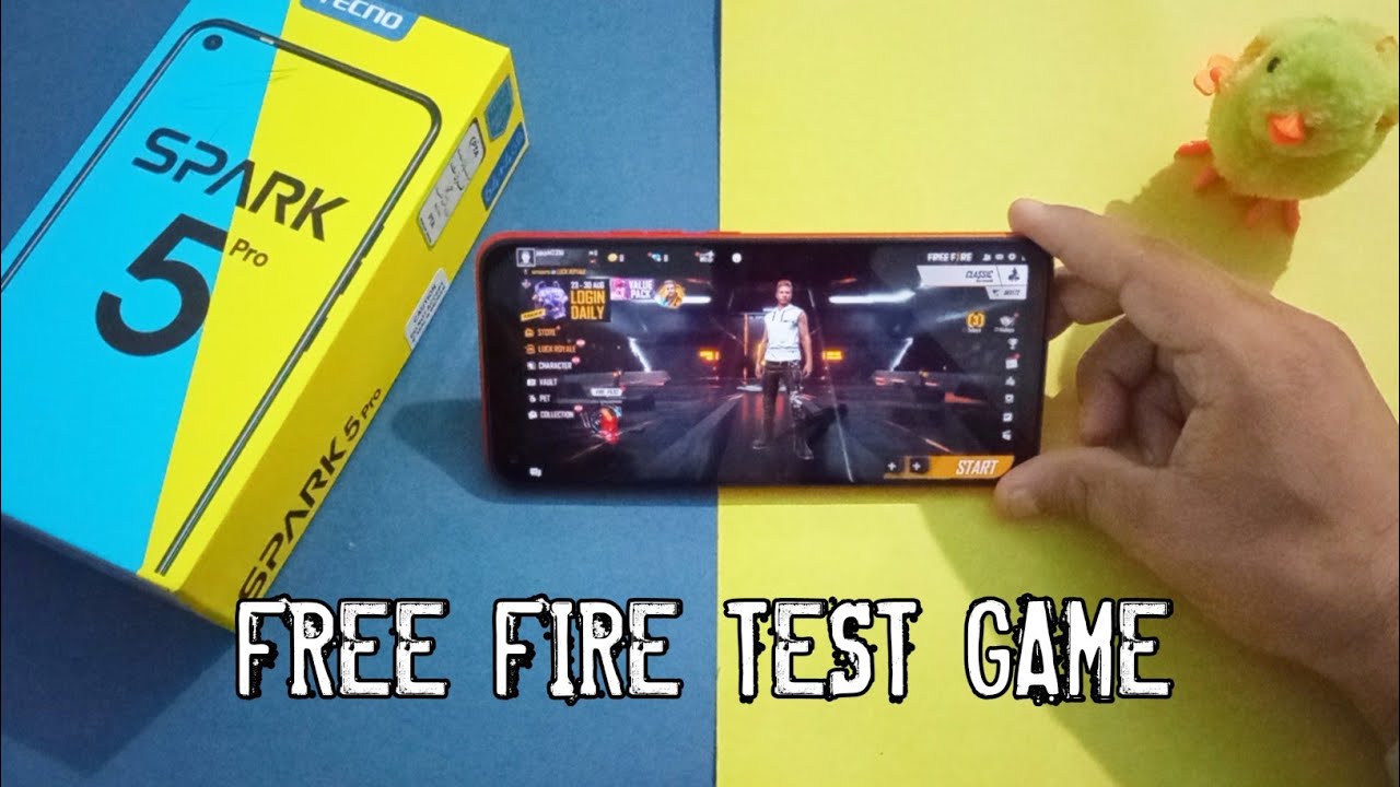 Tecno Spark 5 Pro Garena Free Fire Test Game