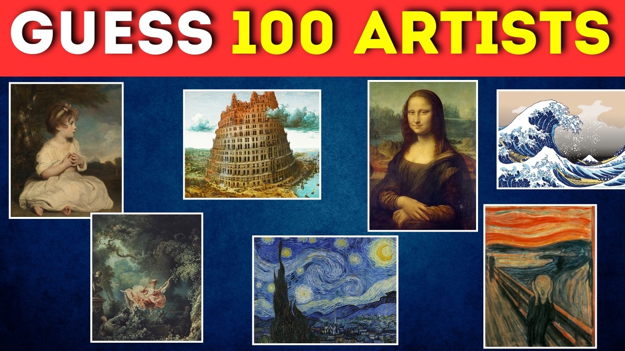 Guess the Artist in 5 Seconds! 🎨 (Art Quiz)