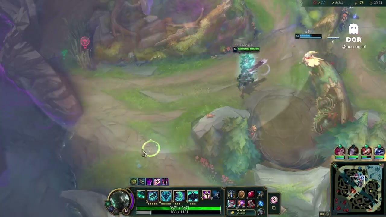 46세 탑 모데카이저 vs 다리우스  하이라이트