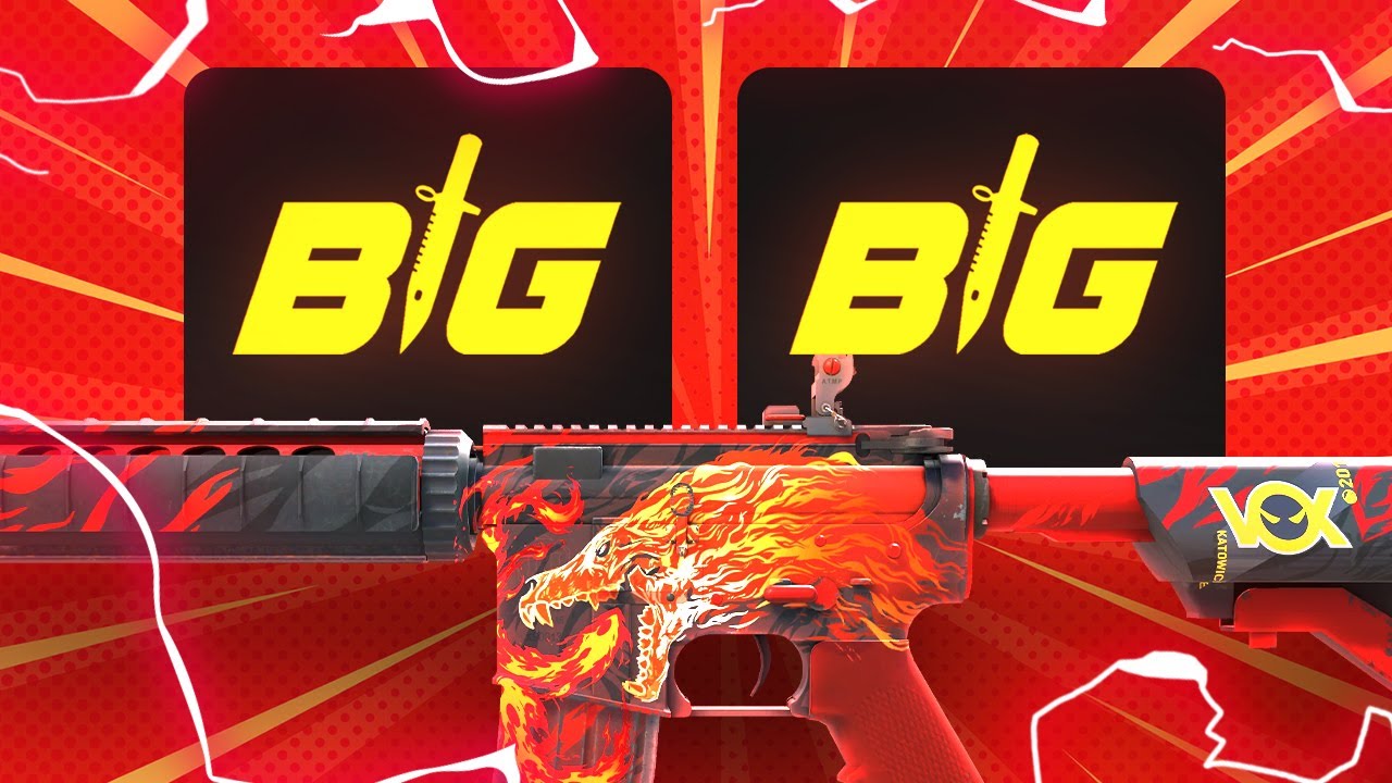 MY FIRST TIME UNBOXING AN M4A4 HOWL!! (CSGOBIG)