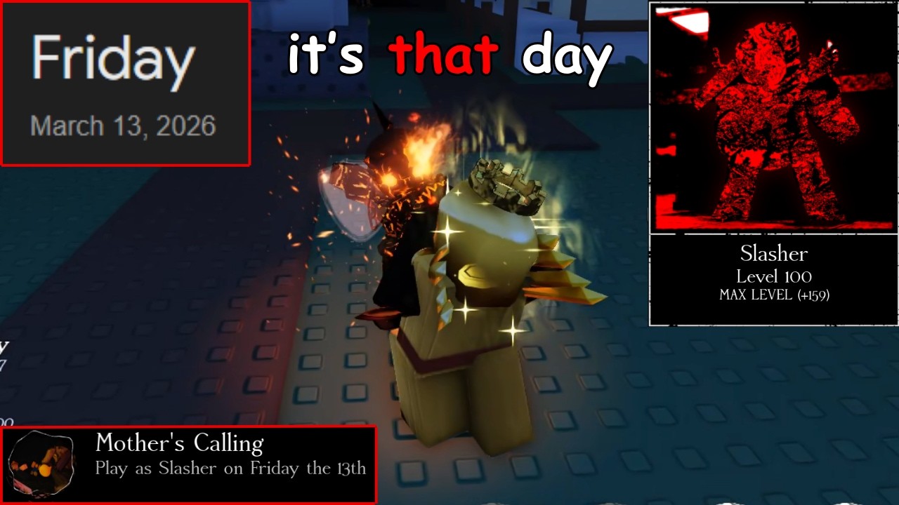 It's FRIDAY THE 13TH AGAIN.. SLASHER IS BROKEN