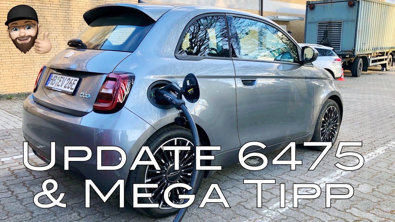 FIAT 500E - Update 6475 und Fahrgeräusch Minimierung Mega Tipp