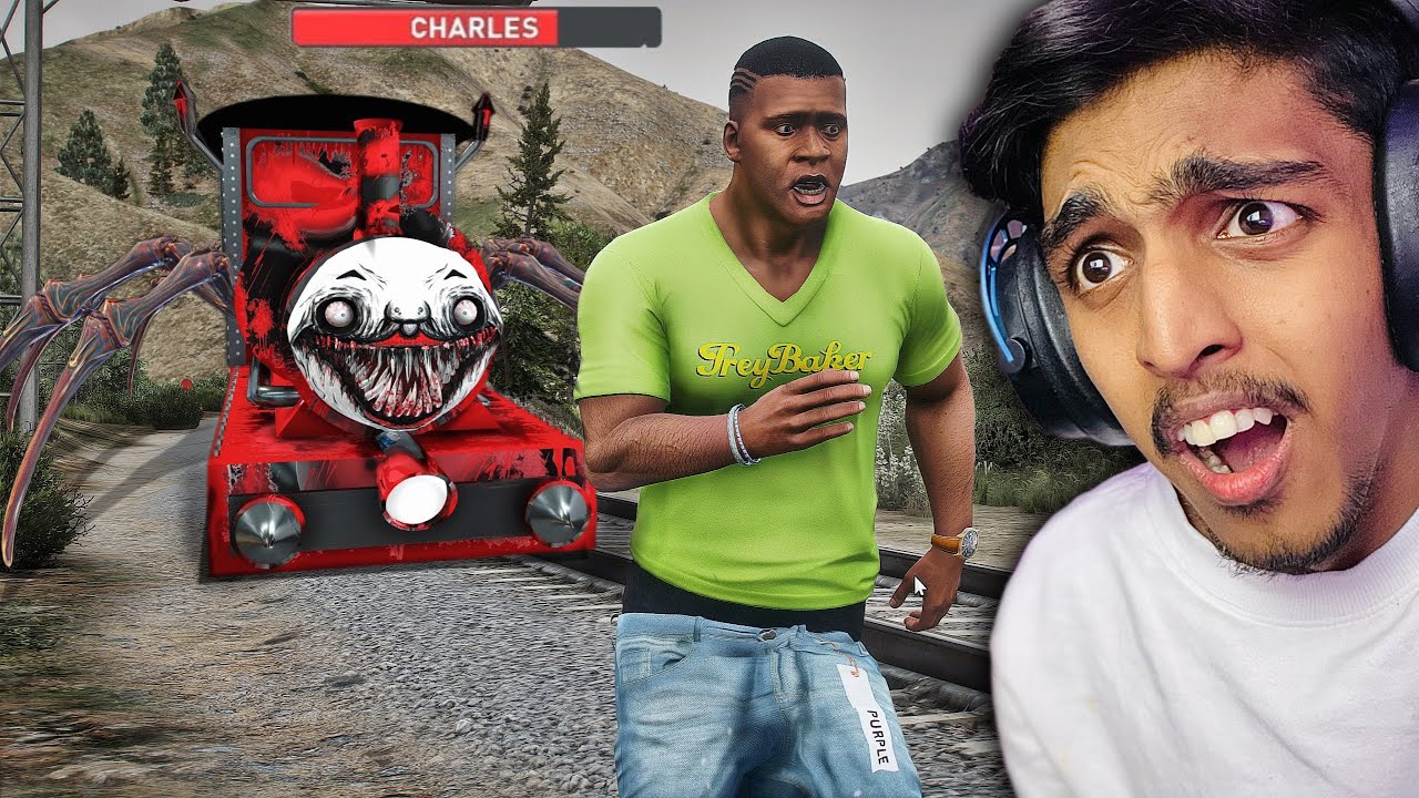 GTA 5 : Choo-Choo Charles Chased Me 😳..!!