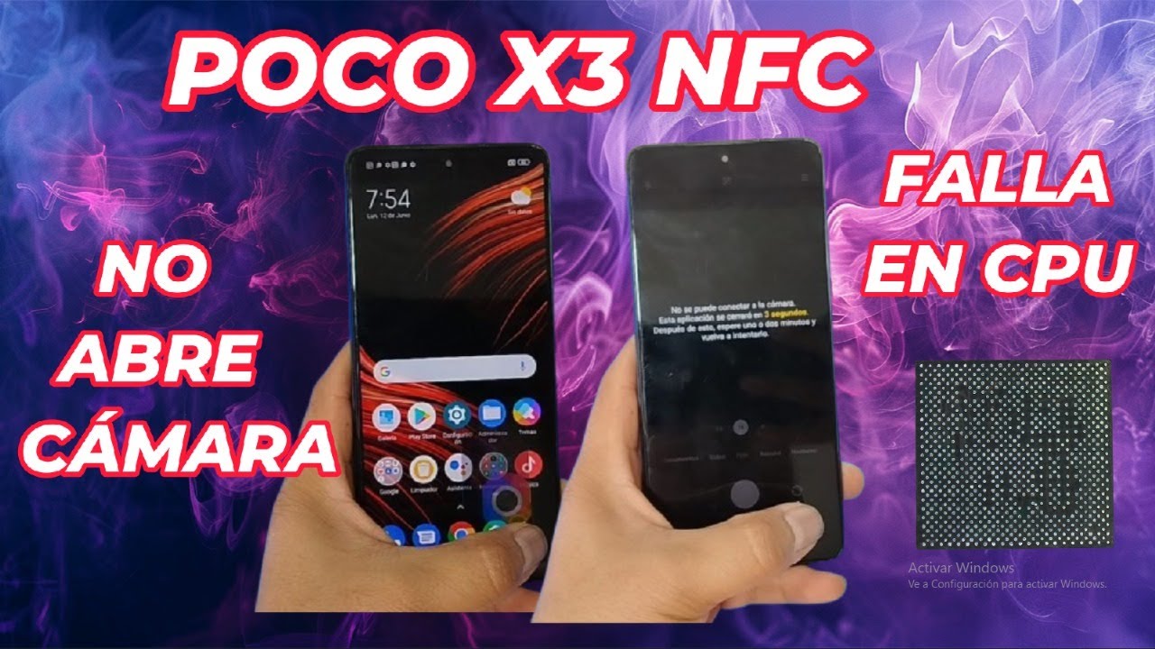 Poco x3 NFC no funciona la cámara. Error al abrir la aplicación de cámara