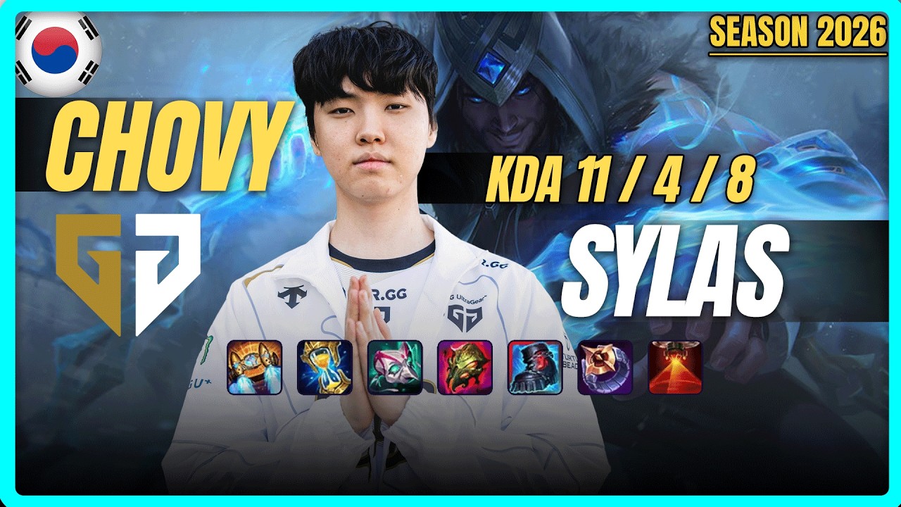 GEN Chovy SYLAS vs AHRI Mid - Patch 26.8 KR Ranked | lolrec