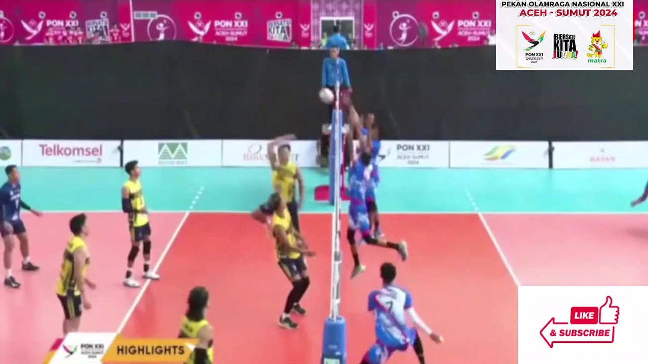 LIVE JAWA BARAT VS ACEH - VOLI EVENT PON ACEH-SUMUT 2024