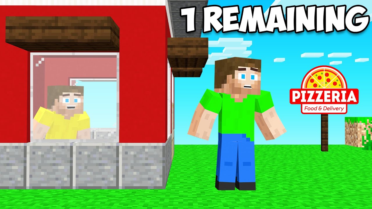 Играем в прятки в пиццерии! (Minecraft)