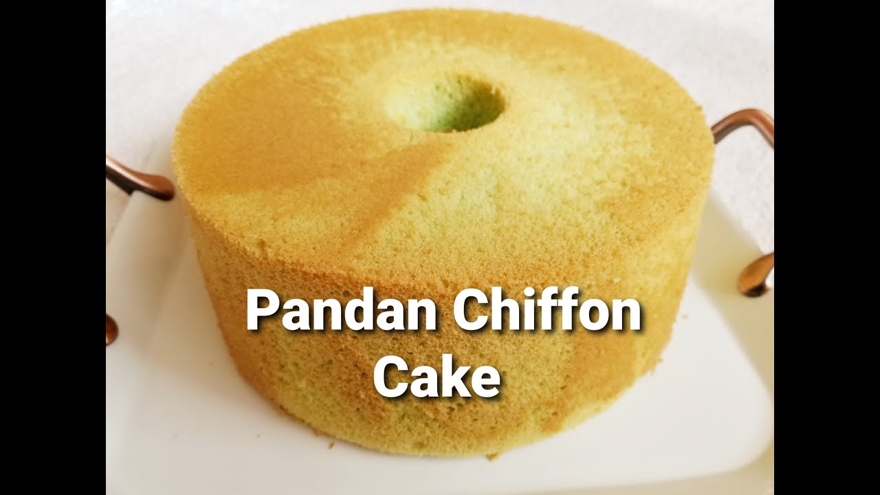 How I bake Pandan Chiffon Cake with Coconut Cream - Bánh Bông Lan công thức tiếng Việt