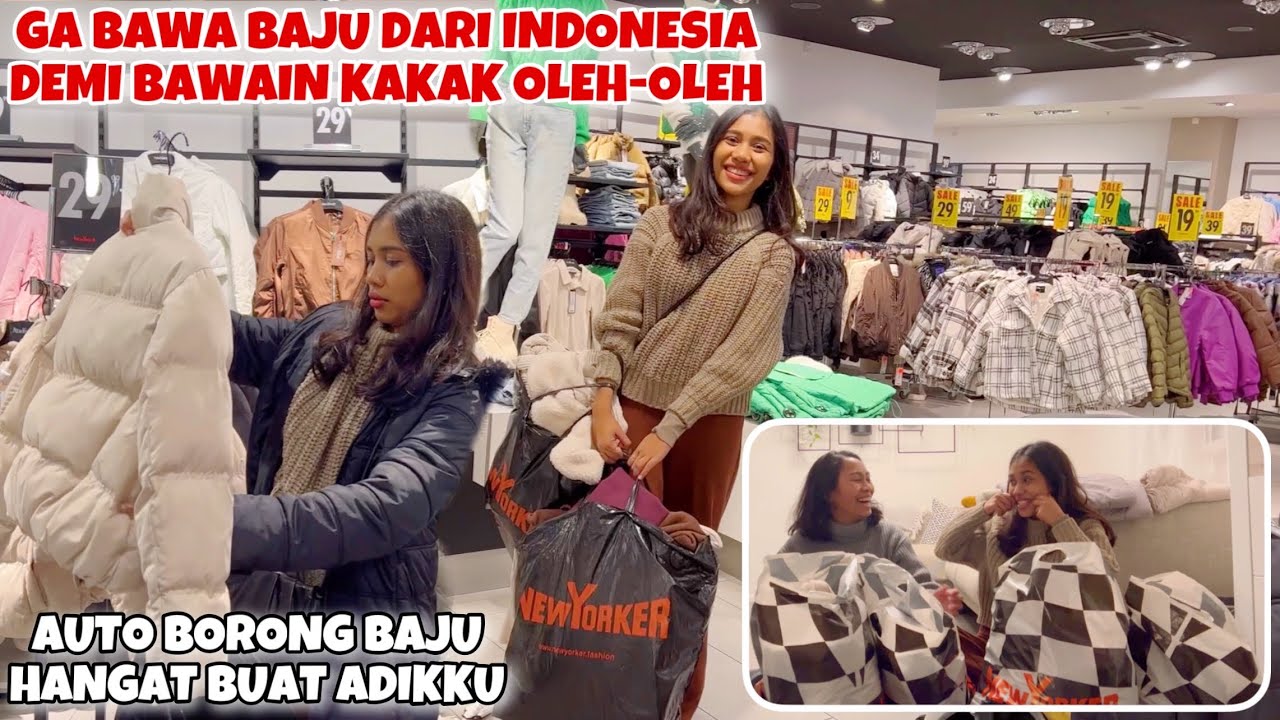 BORONG BAJU MUSIM DINGIN BUAT ADIK BUNGSU