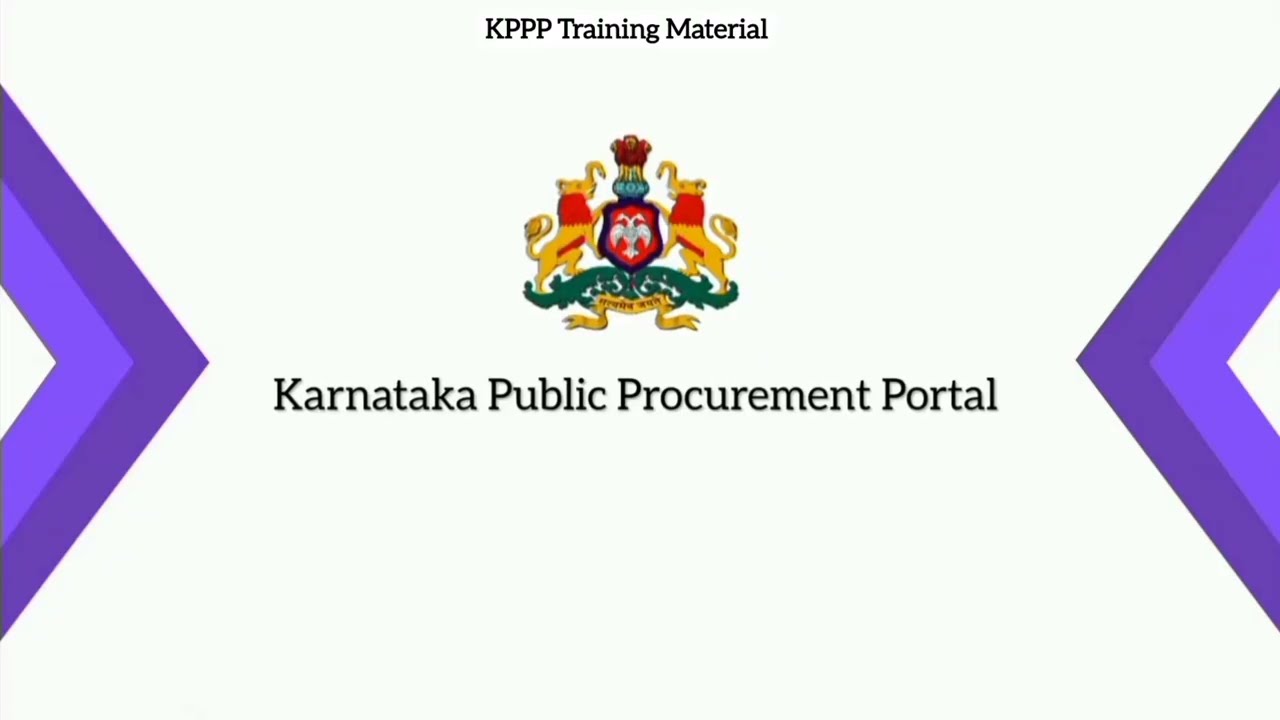 How to Submit Bids for Service Tenders Using the KPPP User Manual