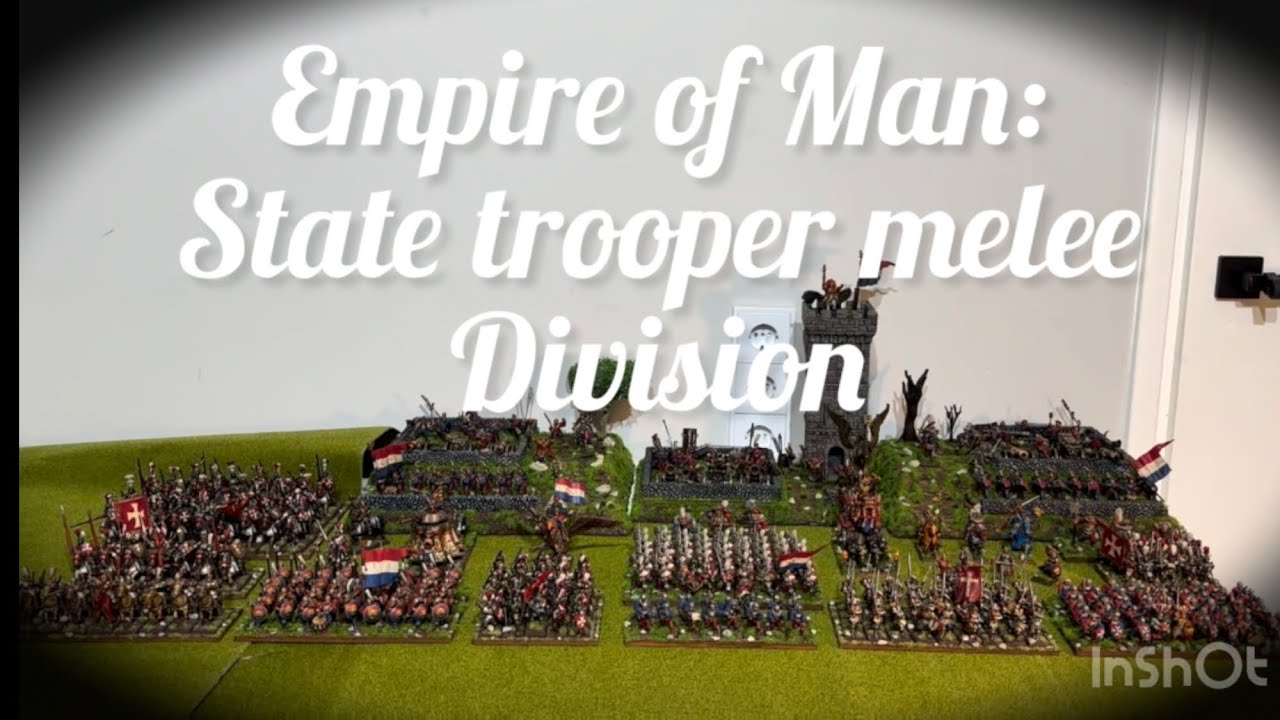 Empire of Man: Melee State trooper division, Warhammer the Old World!