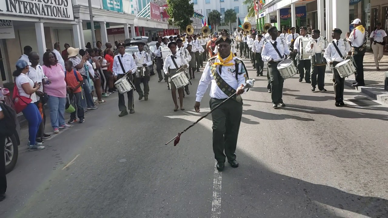 SBC Pathfinder Band on Bahamas National Youth March 2019 - African Medley