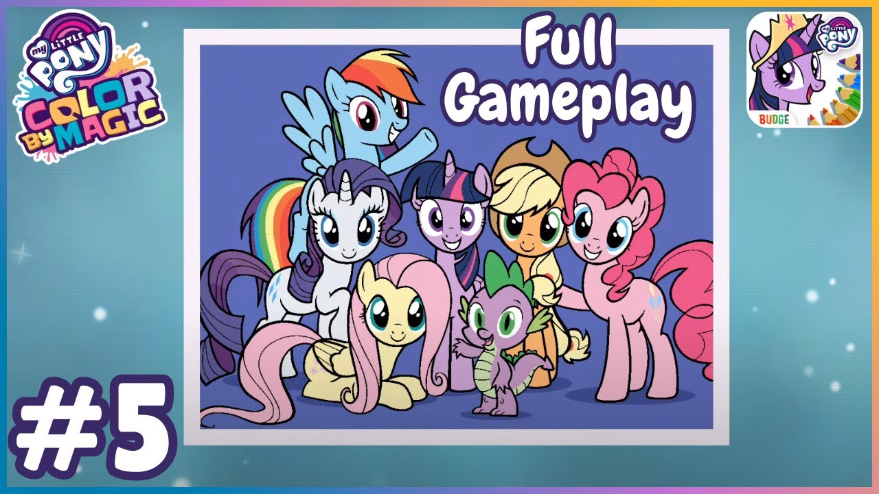 👉 My Little Pony: Color by Magic 🎨🦄 | Full Gameplay Walkthrough | Part 5 | VIP | Games 4 Kids!