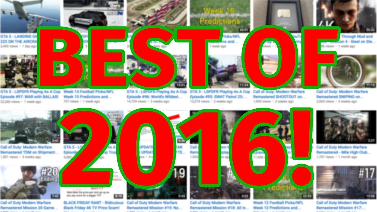 Best of 2016 - AlphaWhiskeySix Channel 2016 Year in Review