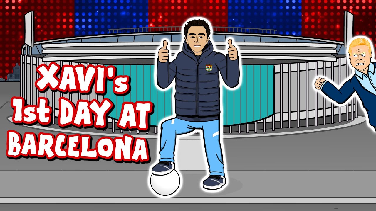 🔴Xavi's 1st Day as Barcelona Manager!🔵