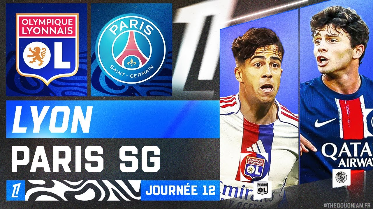 🔴 LYON - PSG : 2 - 3 | 💥ENORME CHOC 🔴🔵LES GONES VEULENT FAIRE TOMBER PARIS🔵🔴 | LIGUE 1 - LIVE/DIRECT