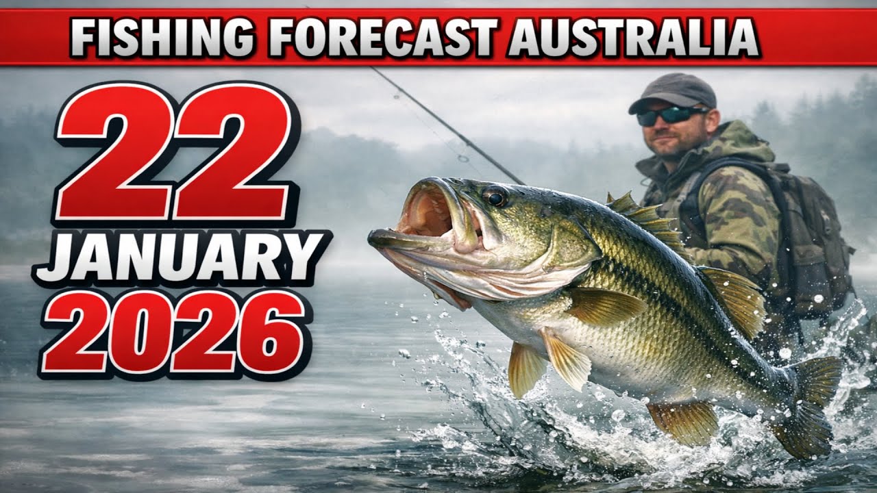 FISHING FORECAST in Australia on January 22, 2026! Drop everything and go fishing!