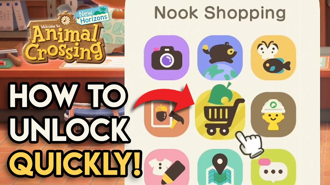 How To Unlock The Nook Shopping App FAST In Animal Crossing New Horizons