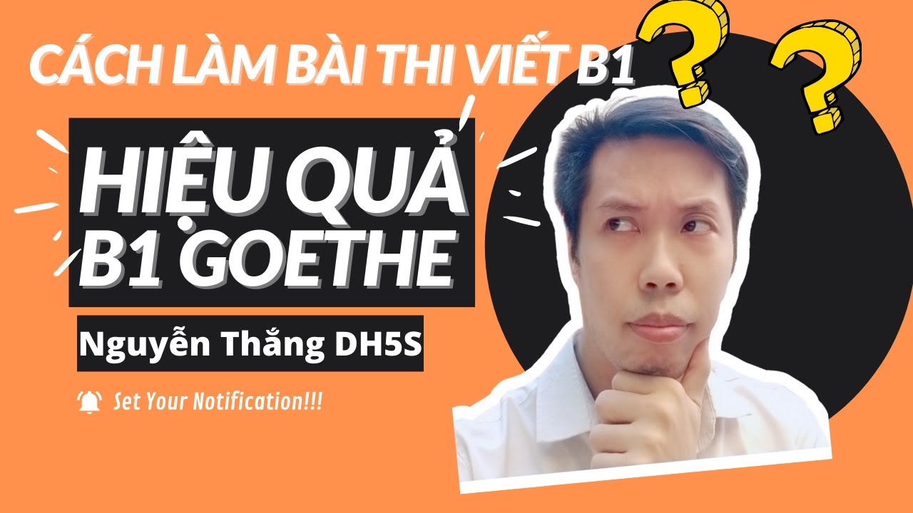 Cách làm bài thi B1 tiếng Đức Schreiben Teil 3