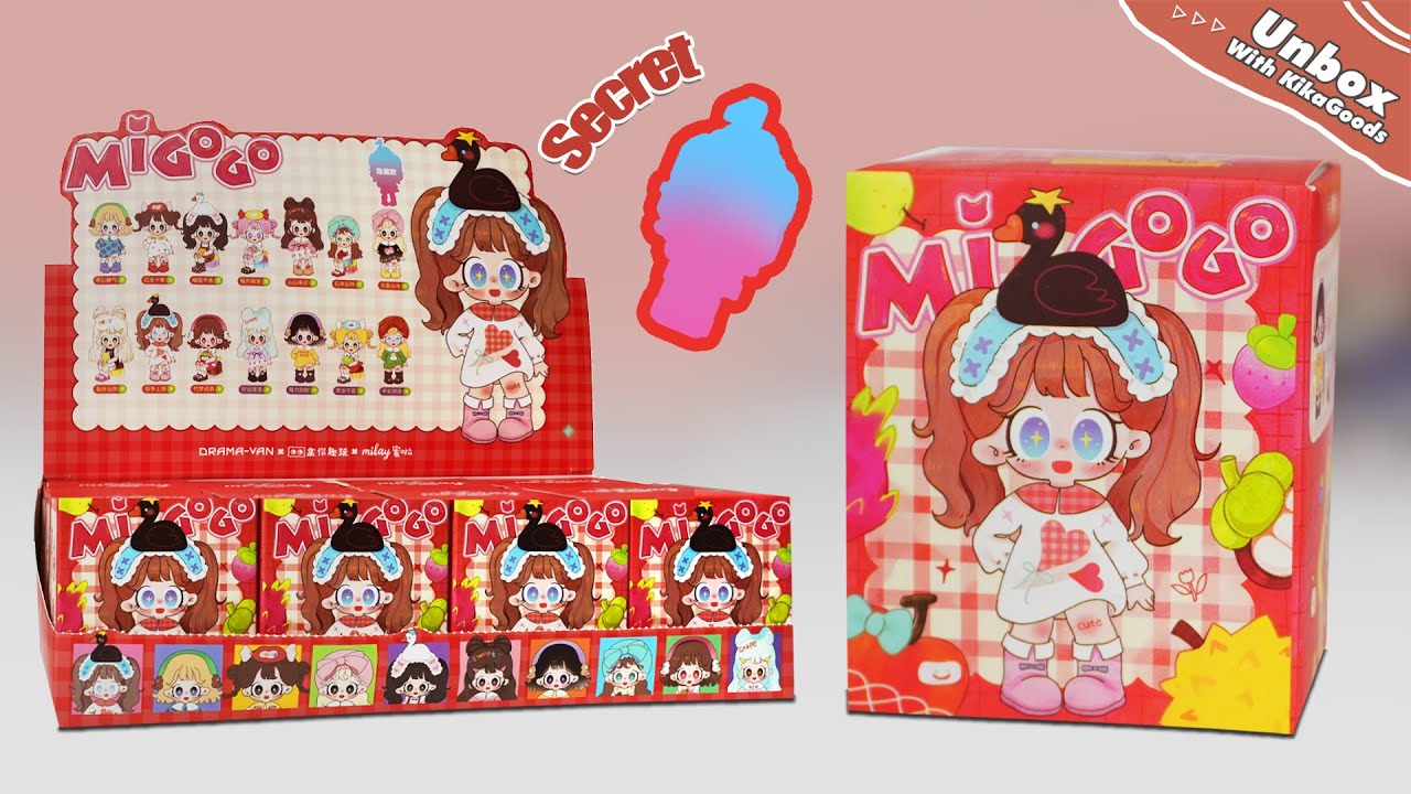 Распаковка мини-слепой коробки Milay Migogo Series #kikagoods #unboxing #asmr #doll #kawaii #blin...