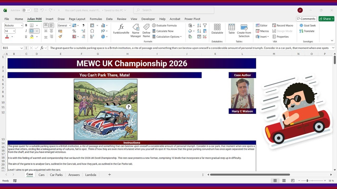 A free and difficult Harry Case - You Can't Park There, Mate! - MEWC UK Chapter 2026 - Excel ESports