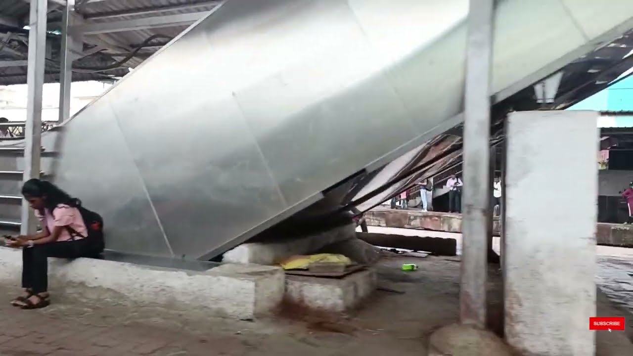 Mumbai Cstm Local Dombivli To Mumbra Journey| Central Railway Mumbai