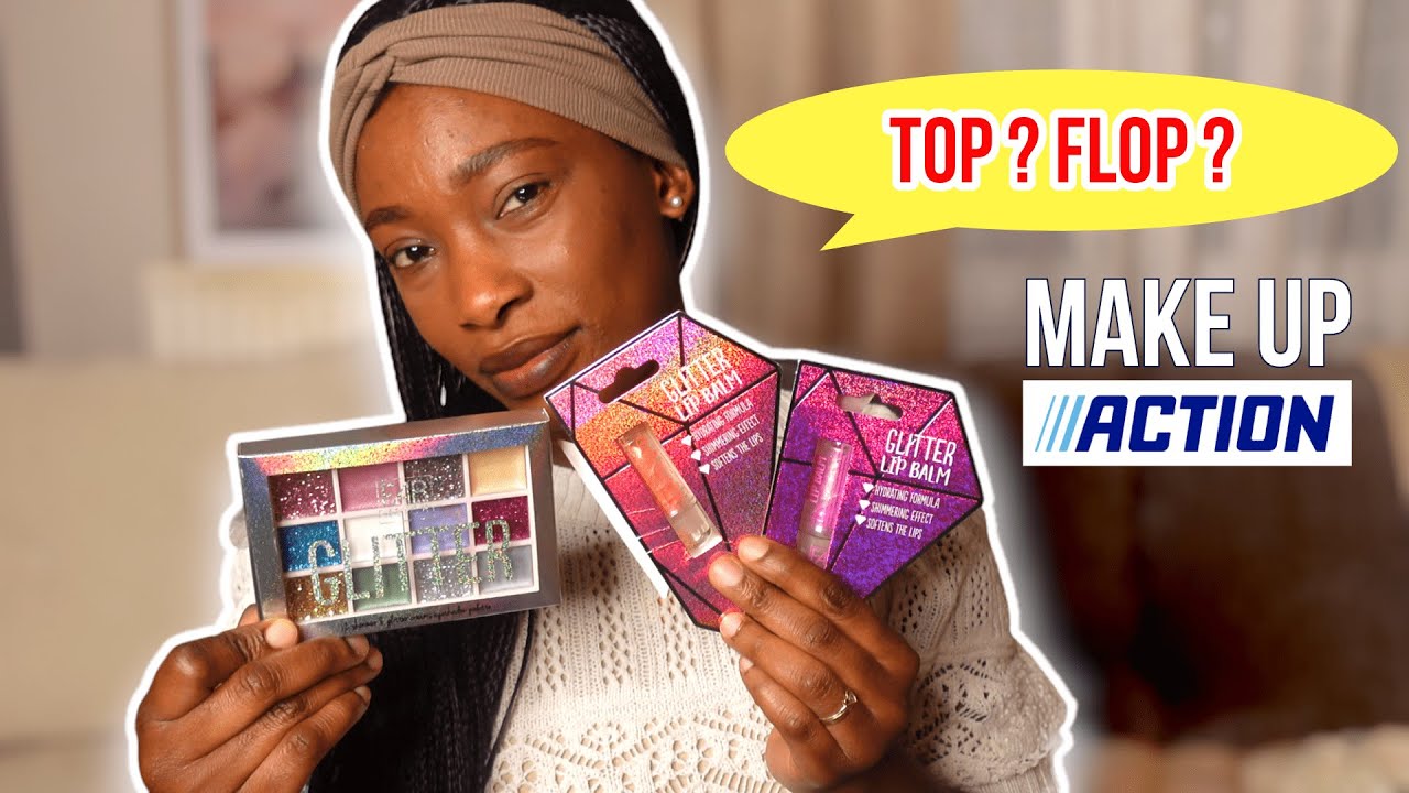 MAKEUP ACTION  | Je teste la palette de maquillage GLITTER de chez ACTION : TOP ou FLOP ?