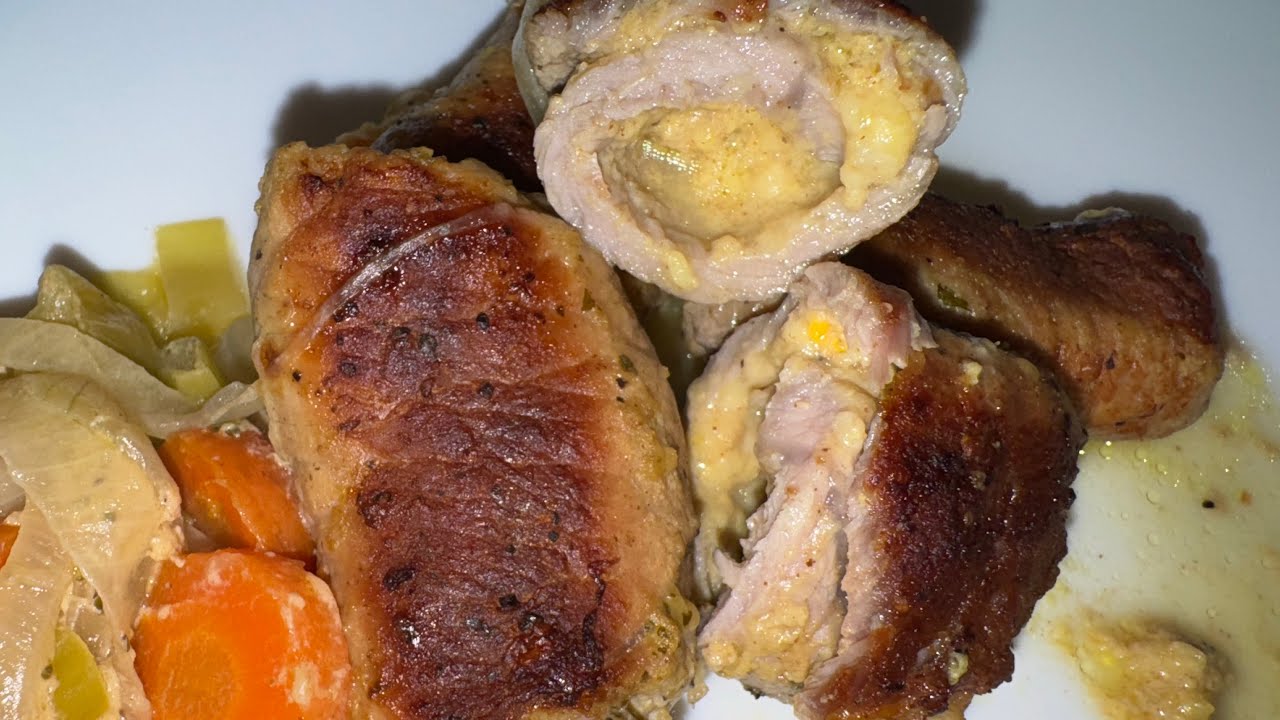 Rolovane punjene telece snicle! Recept koji ce vas oduseviti👍👍