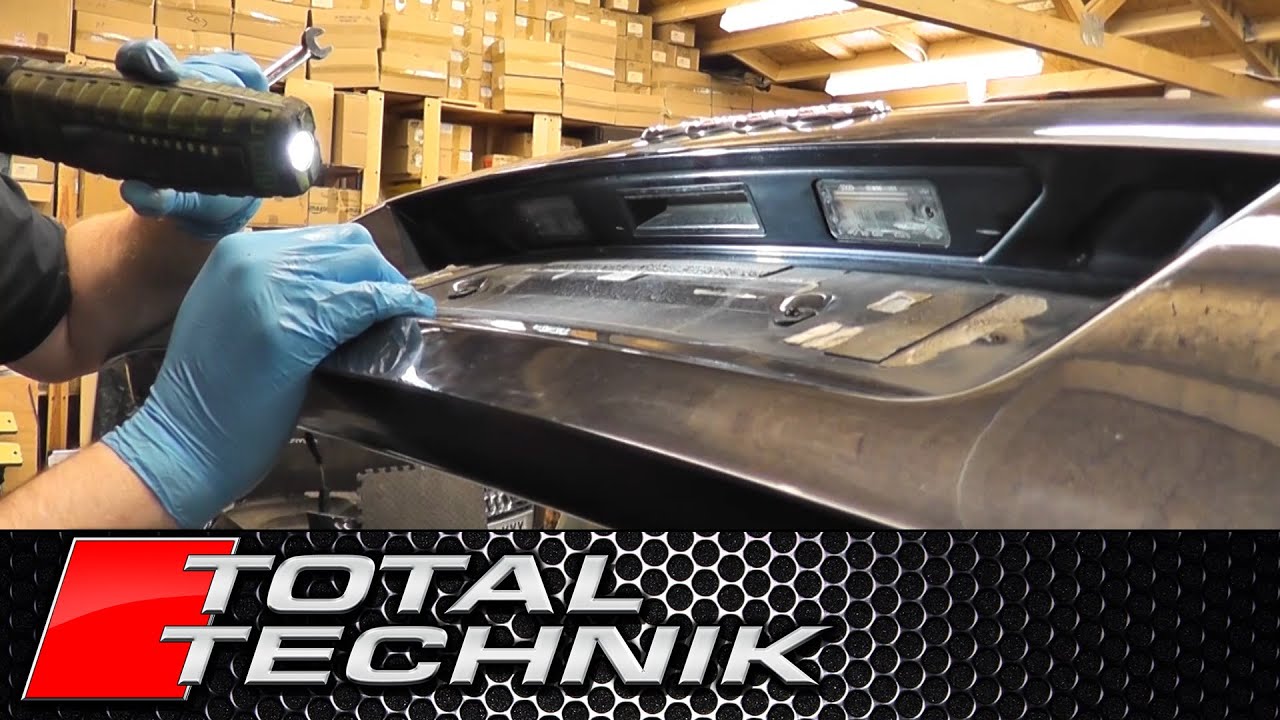 Как снять ручку крышки багажника - Audi A4 S4 RS4 (B6 B7) - TOTAL TECHNIK