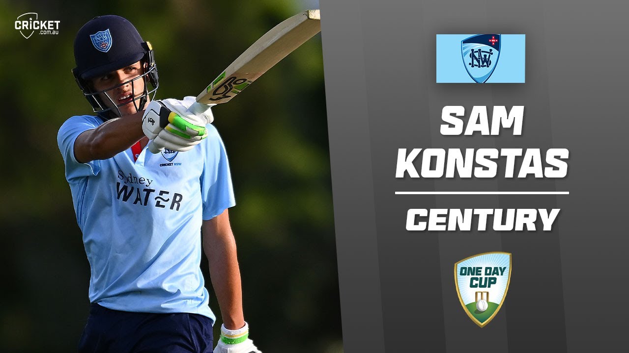 Cramping Konstas returns from Test duties with maiden one-day ton | One-Day Cup 2024-25