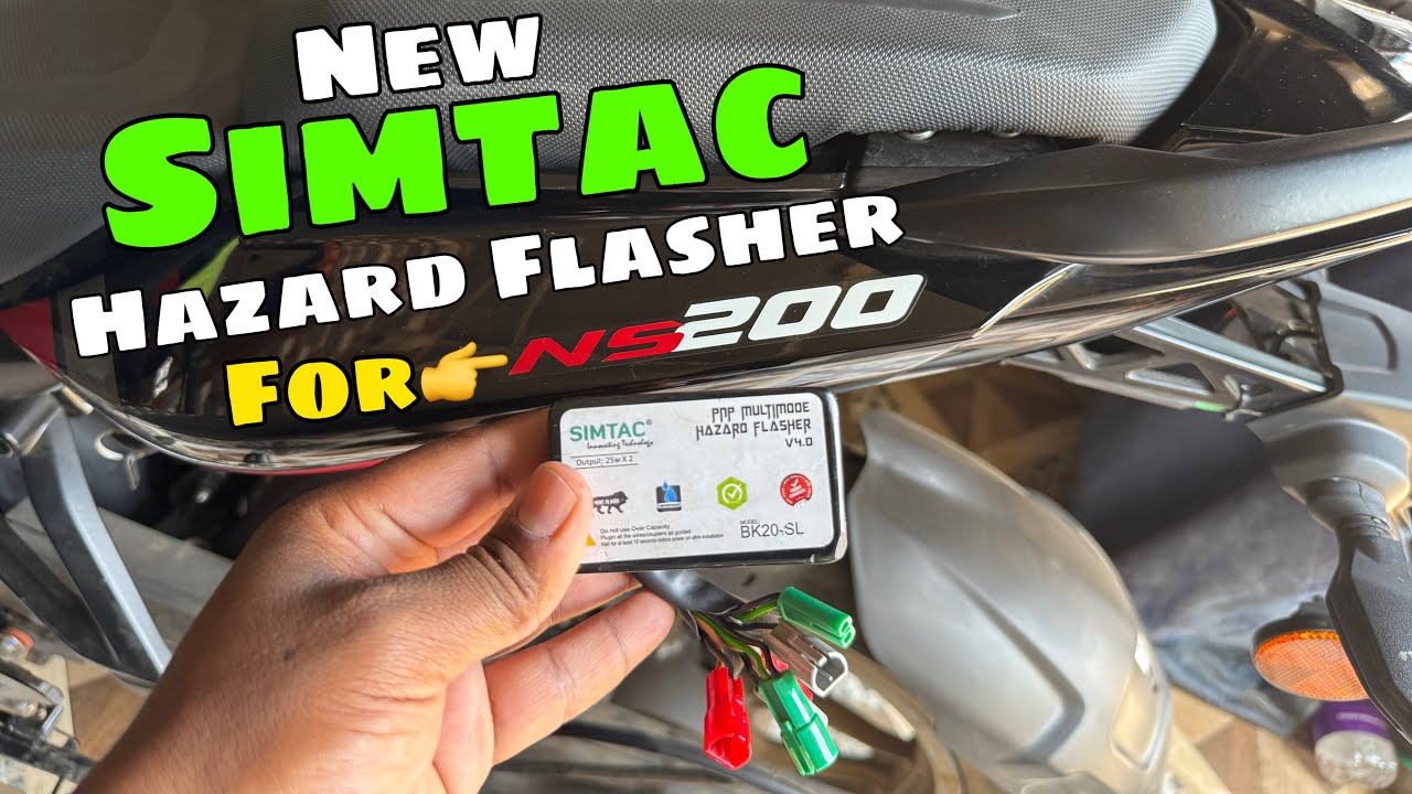 New Hazard Flasher Installation on NS200 BS7 2025 #modificition #modified