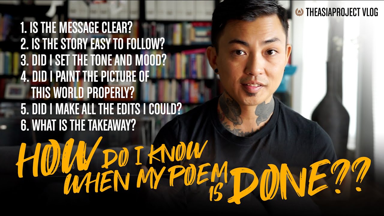 How Do I Know When My Poem Is Done??