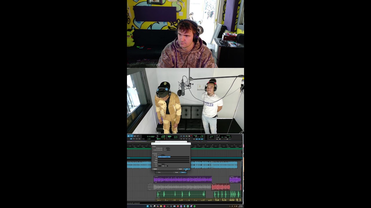 Live in the stu with 3L3V3N