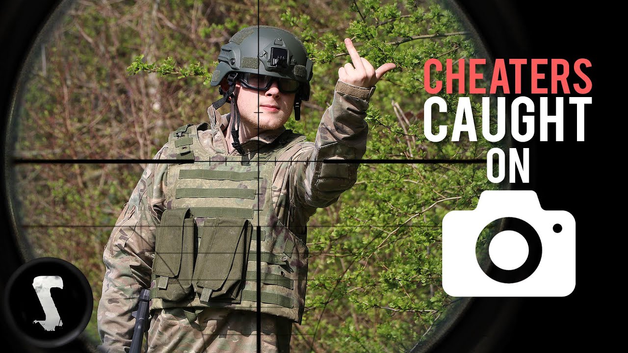 Bardzo wściekli oszuści w airsoftcie kontra strzały w głowę snajper&oacute;w 500 FPS