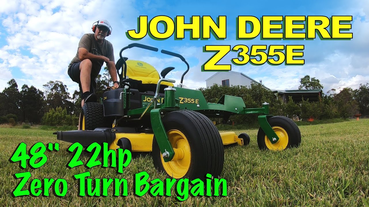 John Deere Z355E  Review - 48