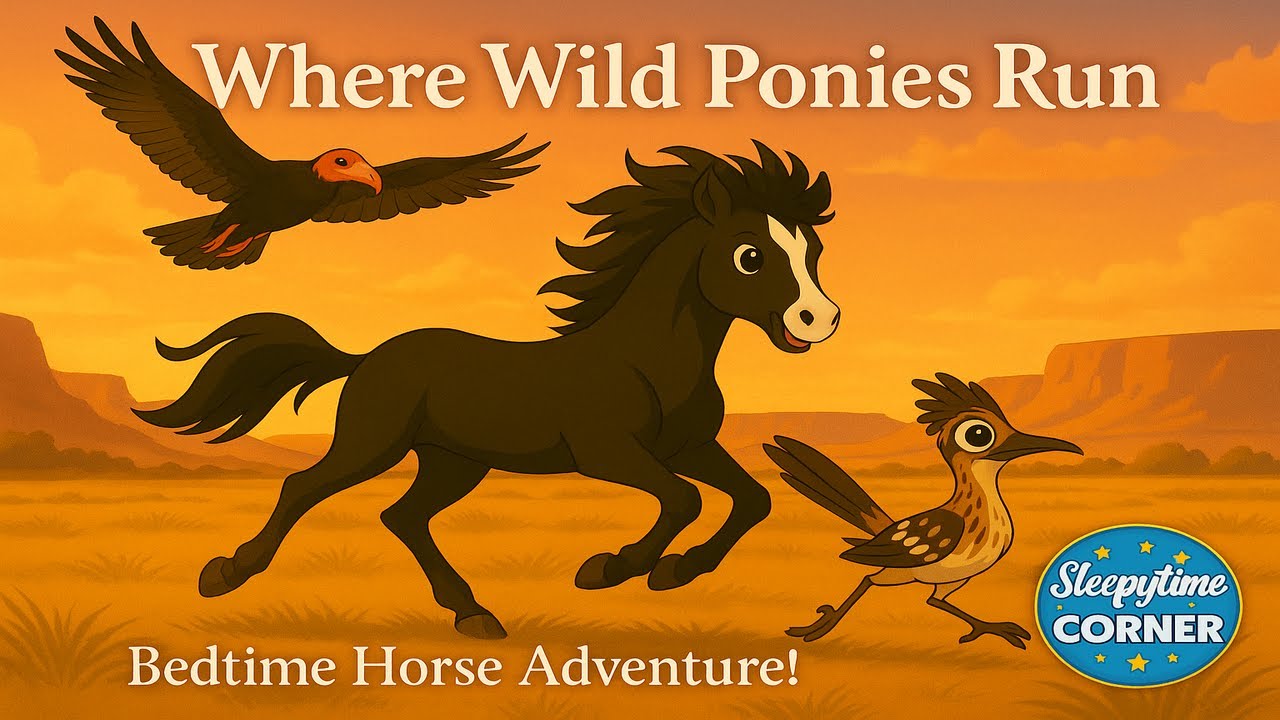 🐴 Where Wild Ponies Run &ndash; A Bedtime Horse Adventure! | Bedtime Story for Kids | Sleepytime Corner