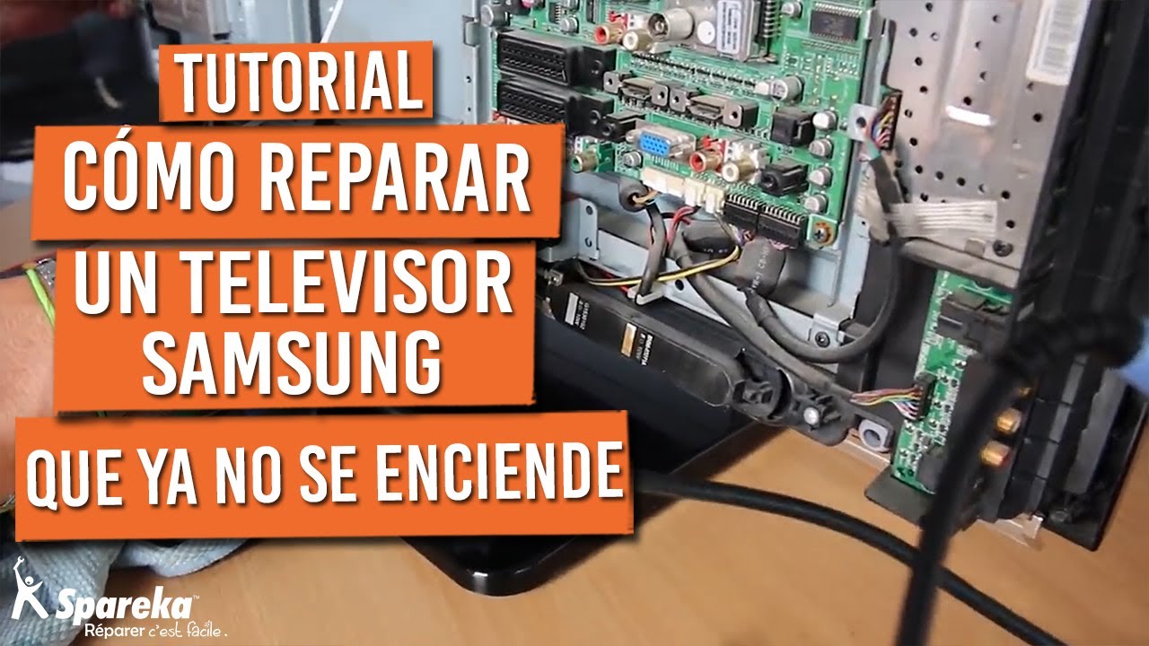 ¿Cómo reparar un televisor Samsung que ya no se enciende?